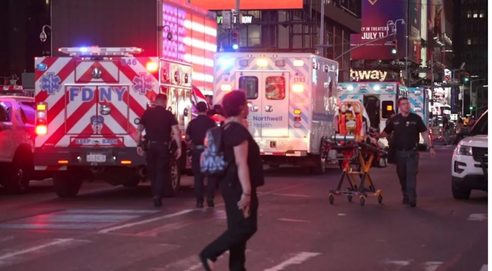 Tiroteio na Times Square em Nova York deixa três feridos
