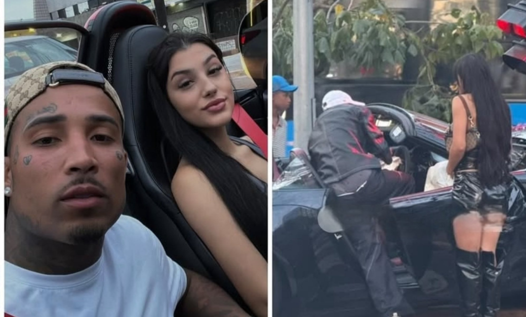 Vídeo mostra Gato Preto e Bia Miranda fugindo após acidente de carro em SP