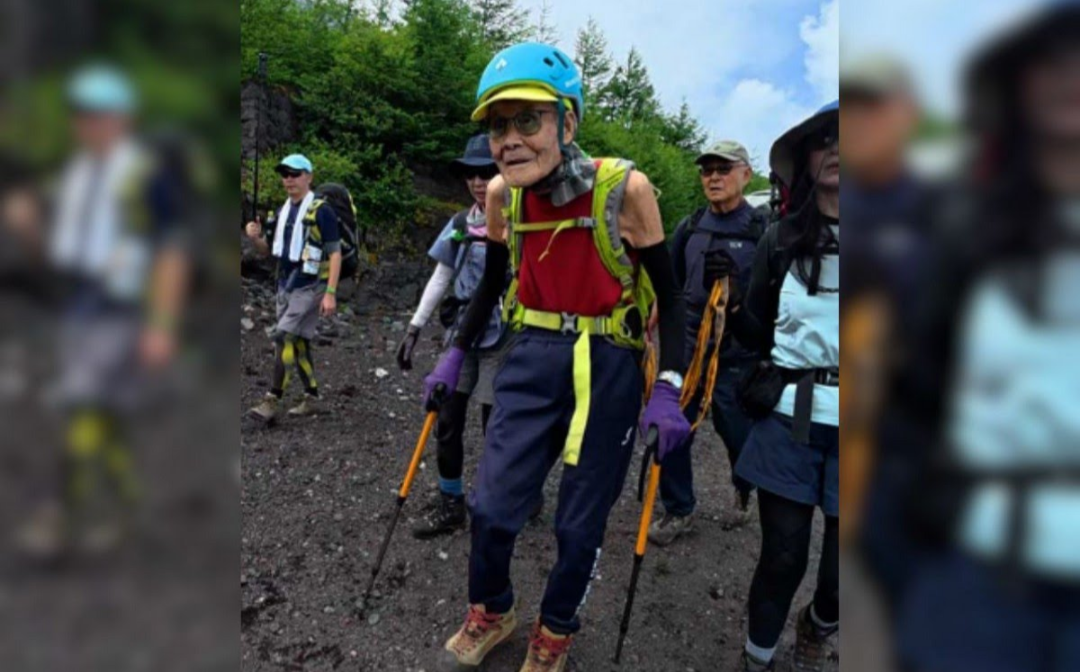 Japonês de 102 anos com problema cardíaco escala Monte Fuji e entra para o Guinness: “Não foi nada especial”