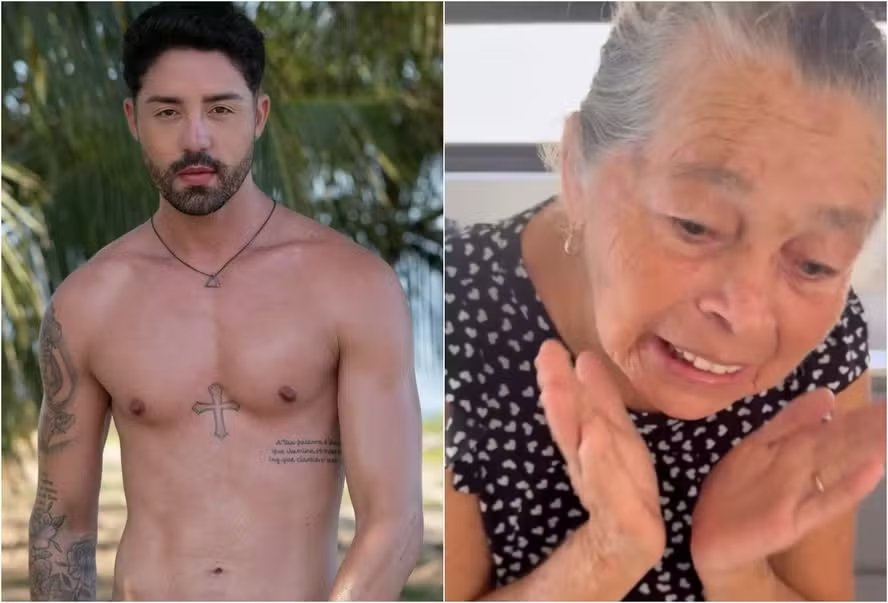 Avó de Rico Melquiades reprova harmonização peniana do neto: “Pra quê?”