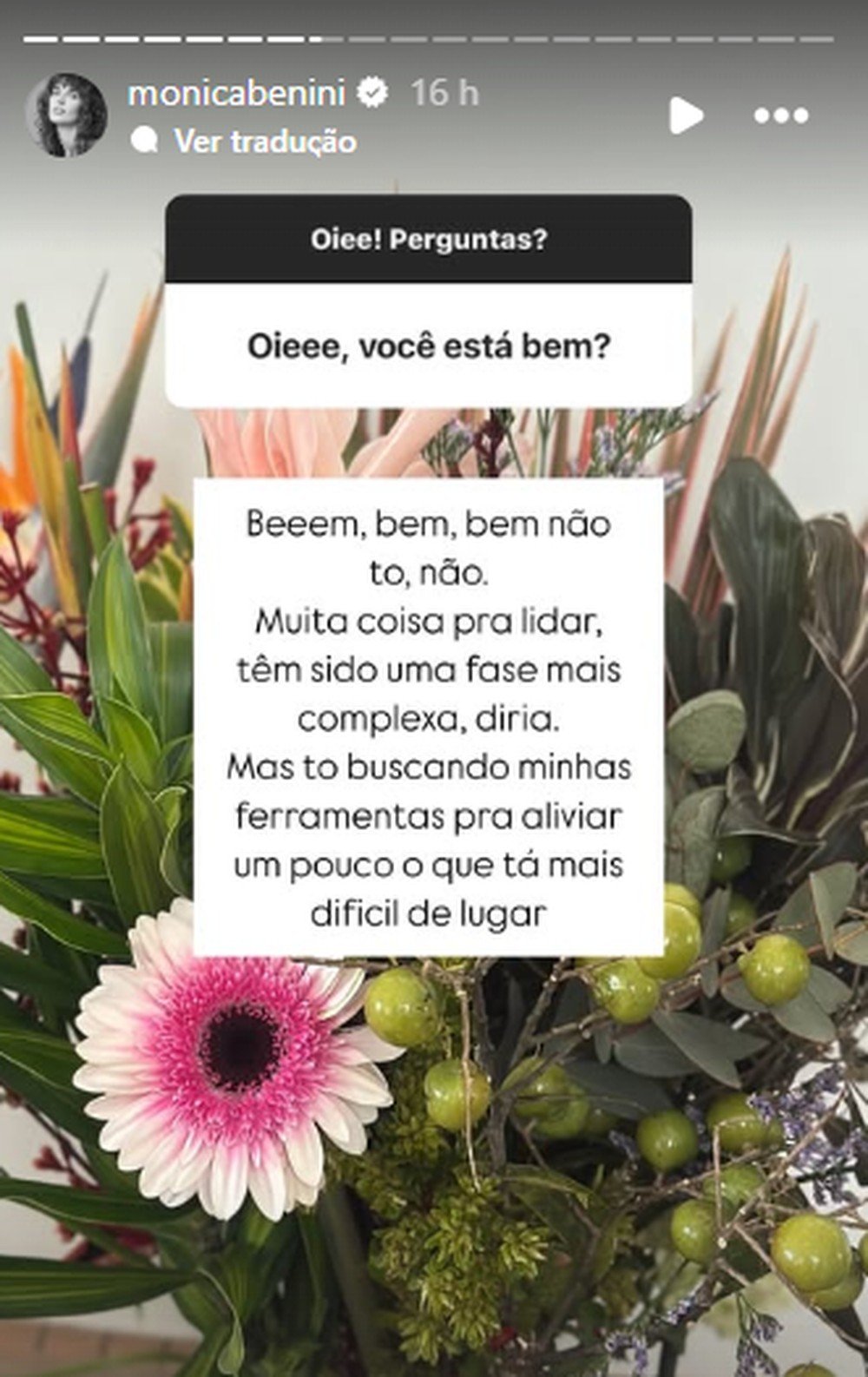 Monica Benini desabafa após diagnóstico raro da filha: “Bem eu não estou”