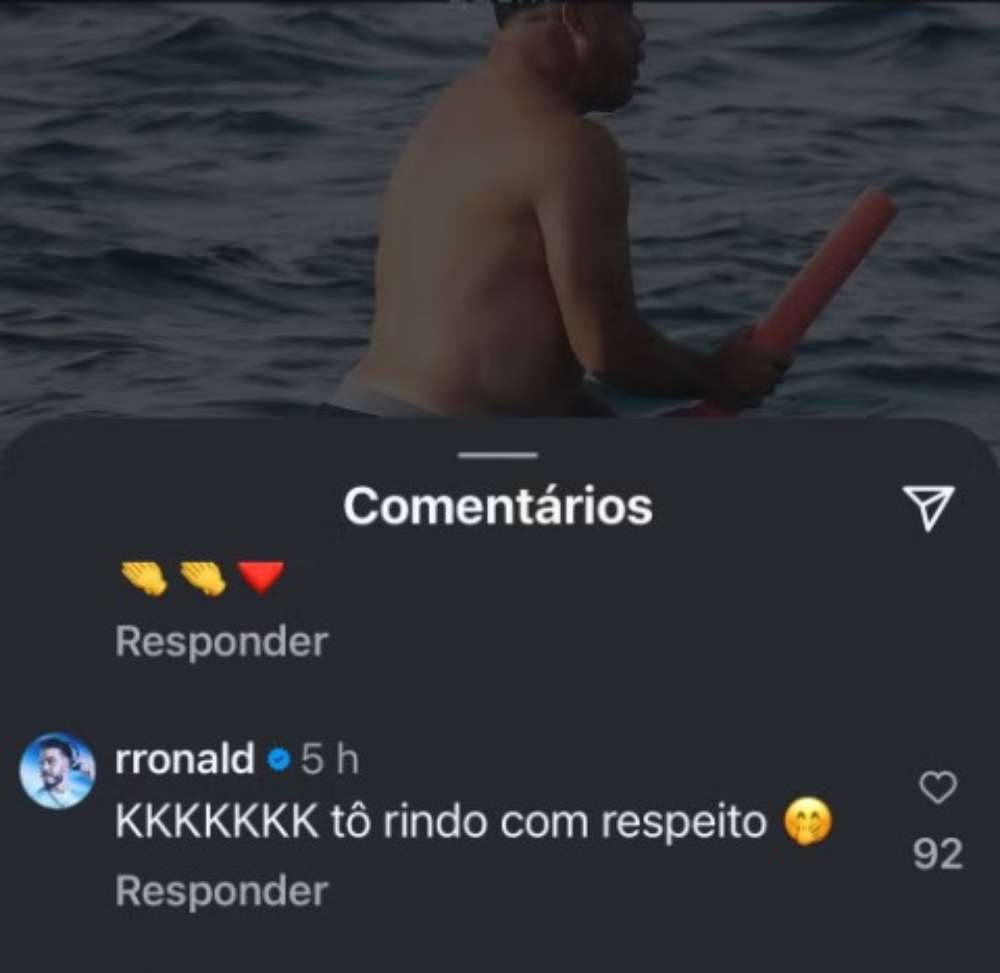 Filho tira sarro de Ronaldo Fenômeno após flagra em férias na Espanha; veja