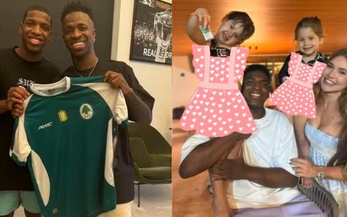 Irmão de Vini Jr. publica foto com Virginia Fonseca e filhas e movimenta as redes sociais