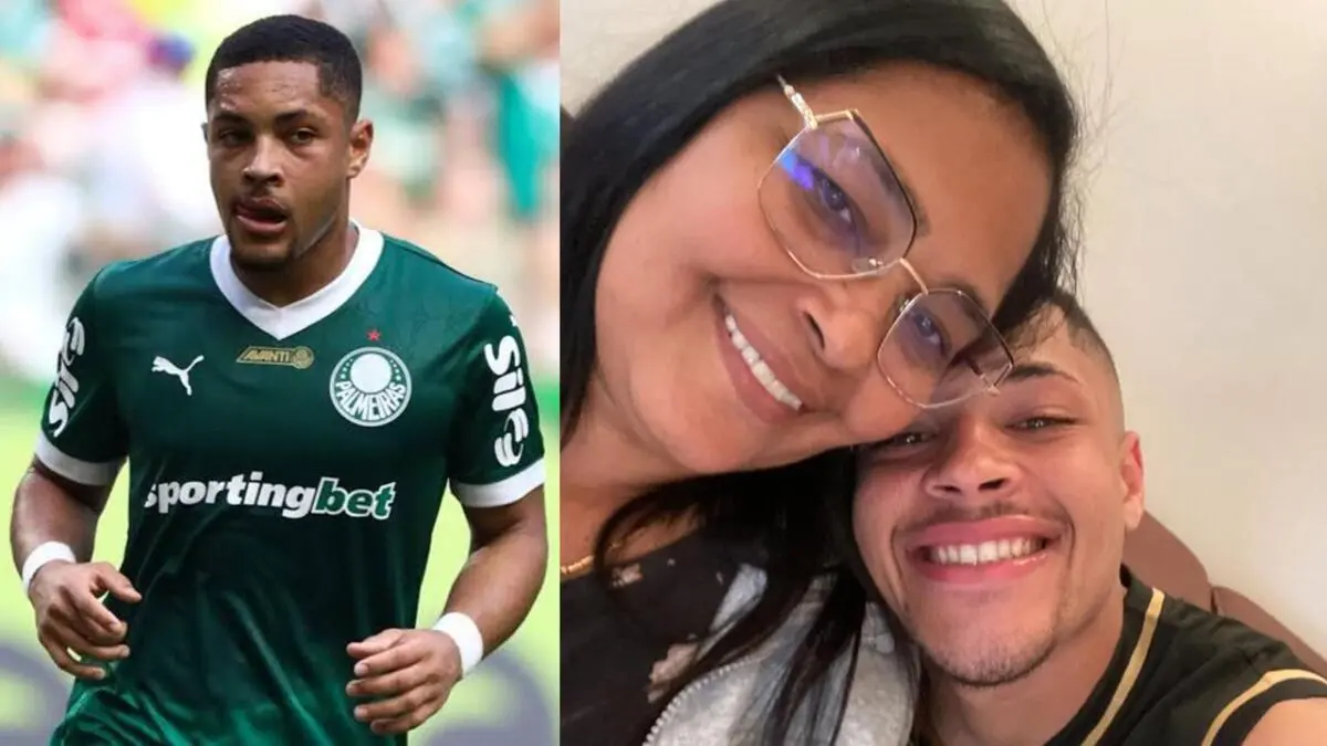 Vaza áudio de Vitor Roque, atacante do Palmeiras, xingando a própria mãe; ouça