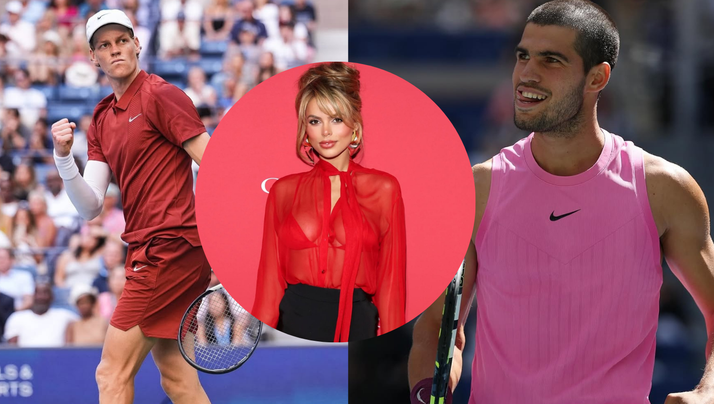 Fofoca nas quadras: suposta namorada do tenista Carlos Alcaraz também se encontrava com o rival Sinner