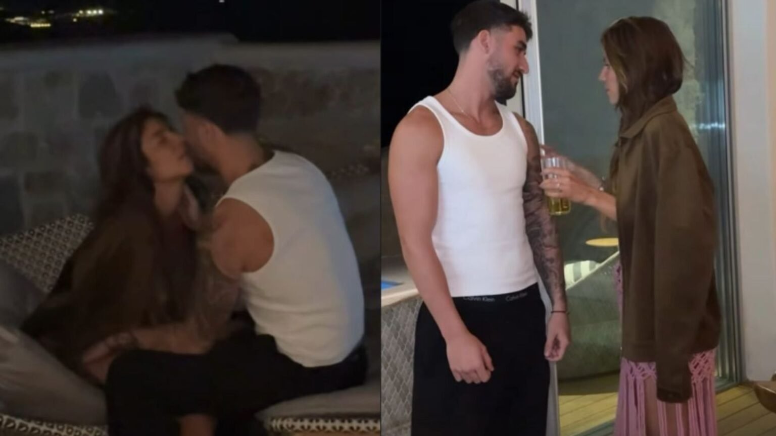 Após terminar com filho de Leonardo, Hariany Almeida é flagrada aos beijos com gringo; veja vídeo