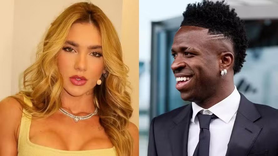 Virginia Fonseca visita estádio do Real Madrid e aumenta rumores de affair com Vini Jr.