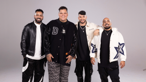 Grupo Menos é Mais domina o Spotify com três hits no Top 5 do Brasil