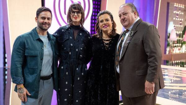 Narcisa Tamborindeguy invade estreia do “MasterChef Confeitaria” e ajuda a escolher as melhores sobremesas