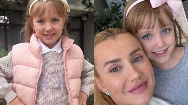 Ana Paula Siebert revela atraso ao levar a filha para a escola: “Dormi demais”