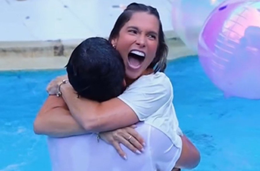 Bia Feres faz chá revelação animado e descobre que espera seu terceiro filho: "Mais um menino!"