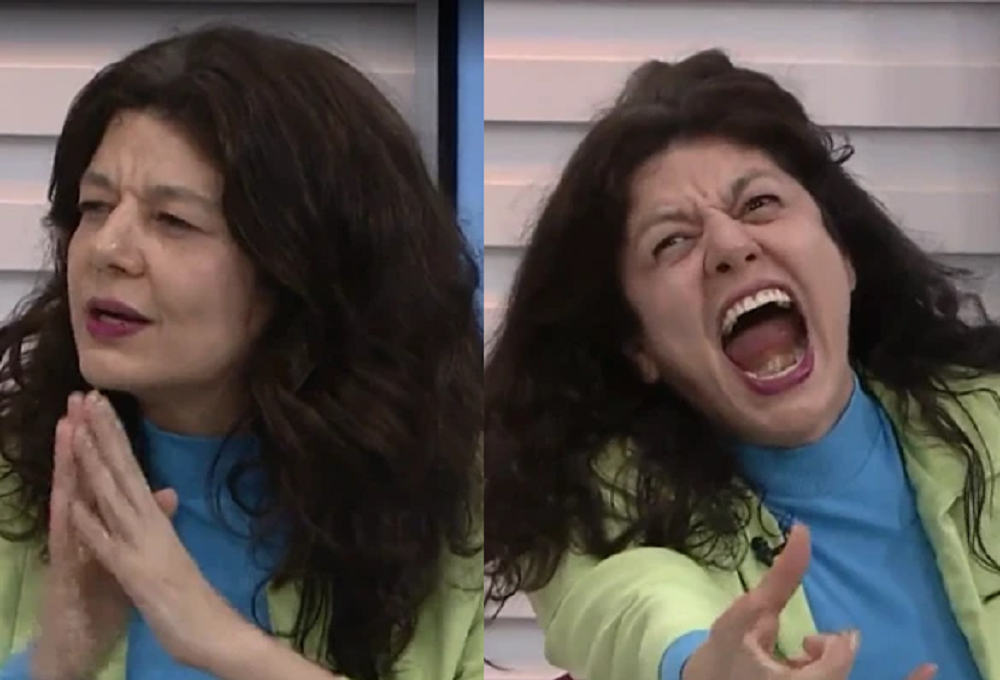 Atriz Gilda Nomacce causa susto em entrevista ao vivo para promover filme de terror; veja vídeo