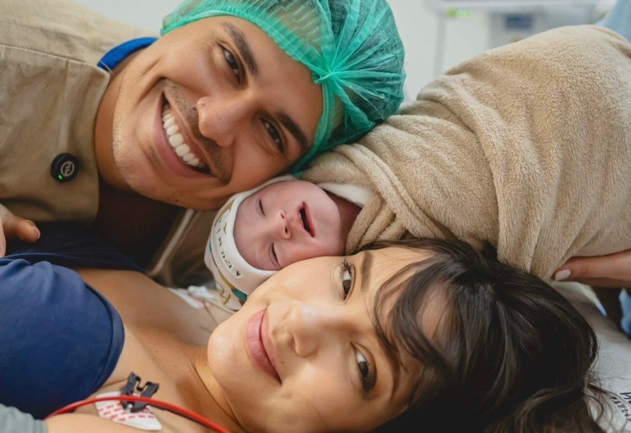 Nasce Peter, primeiro filho dos influenciadores Janiellen Lopez e Gusta