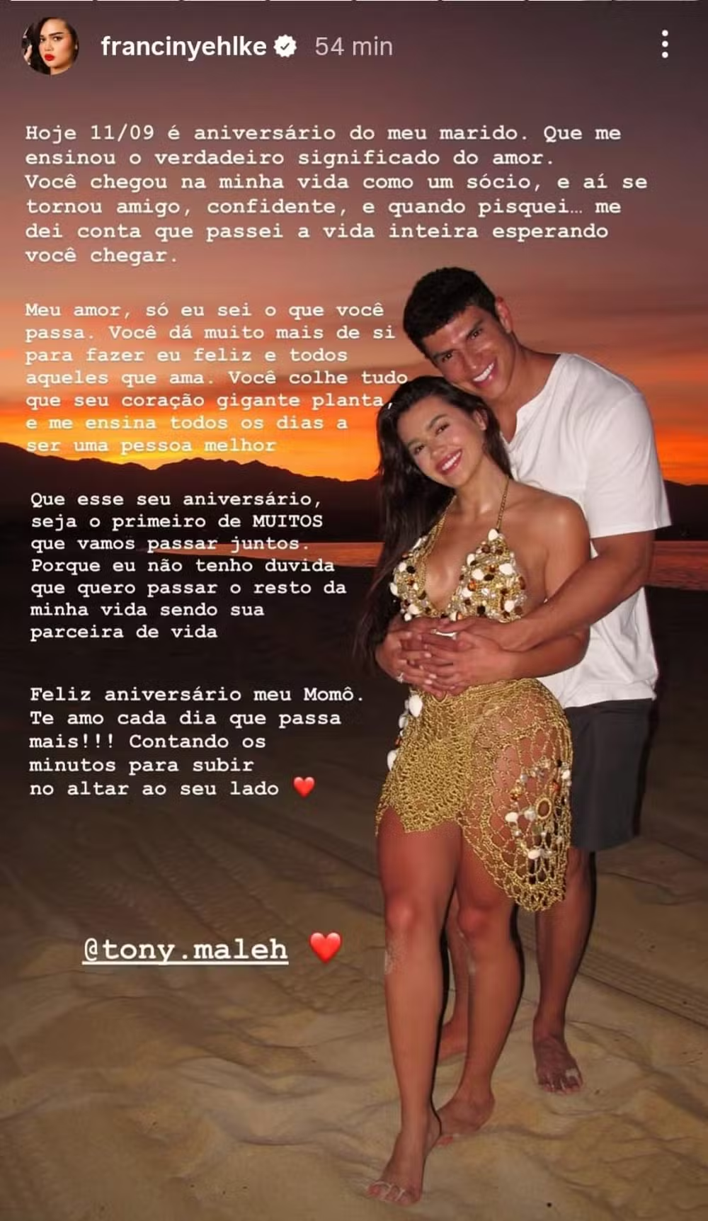 Influencer celebra aniversário do marido bilionário: "Chegou como sócio e virou meu amor" 52 Influencer celebra aniversário do marido bilionário: "Chegou como sócio e virou meu amor"