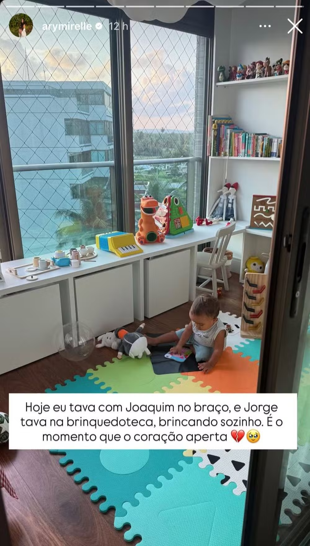 Ary Mirelle desabafa sobre rotina com recém-nascido e filho mais velho: “Coração aperta”