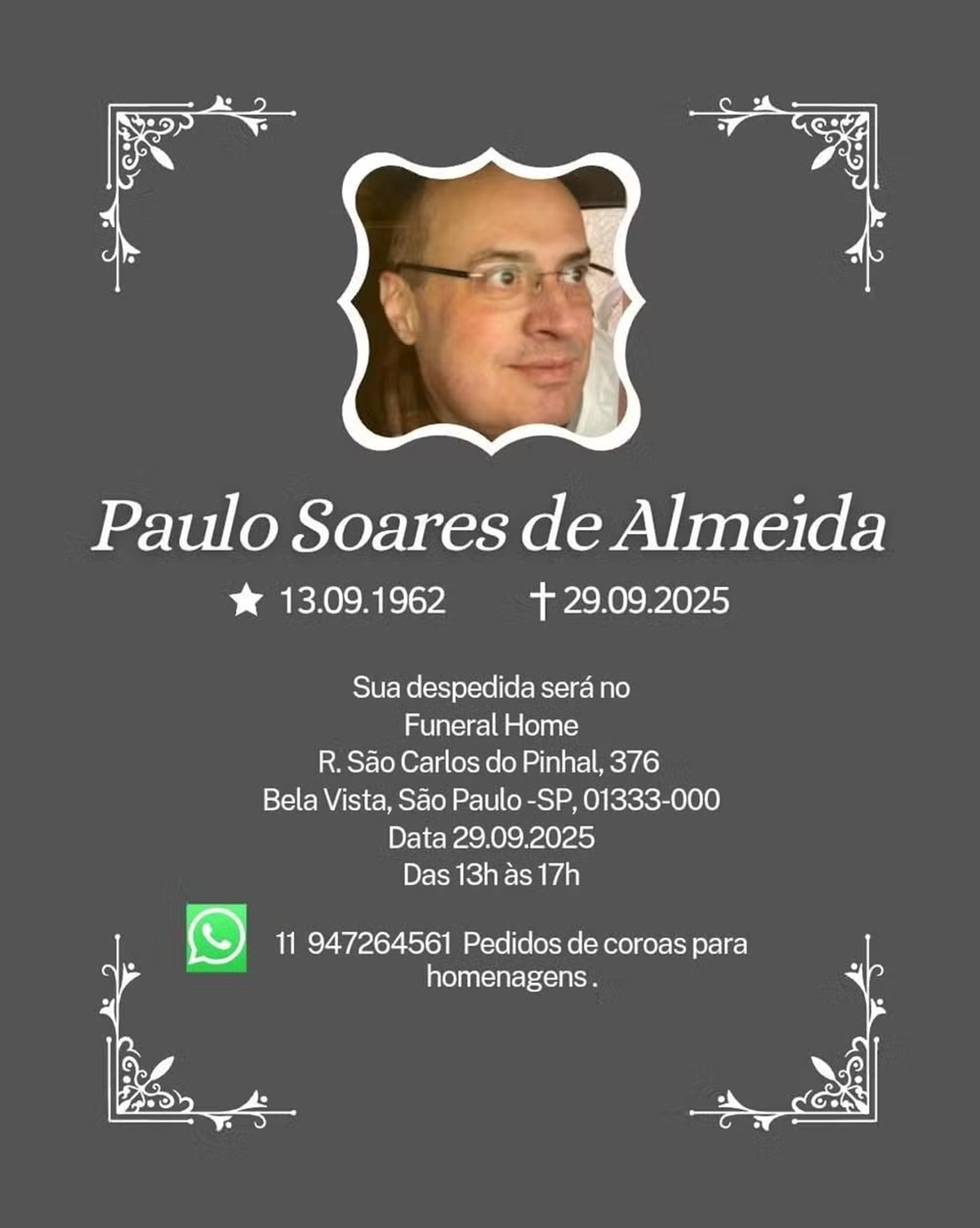 Morre o jornalista esportivo Paulo Soares, o “Amigão”, aos 63 anos 52 Morre o jornalista esportivo Paulo Soares, o “Amigão”, aos 63 anos