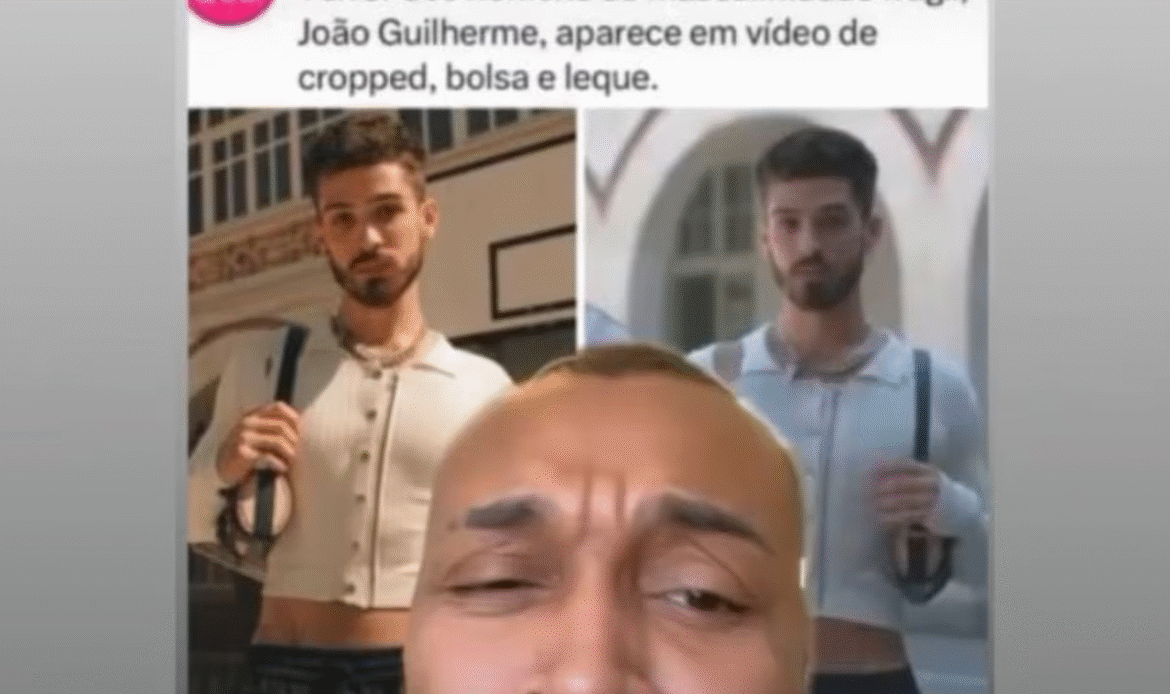 João Guilherme ironiza Rafael Cardoso após polêmica com cropped; entenda