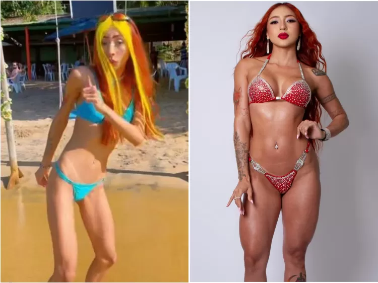 Ruivinha de Marte anuncia estreia no fisiculturismo após mudanças no corpo; veja antes e depois
