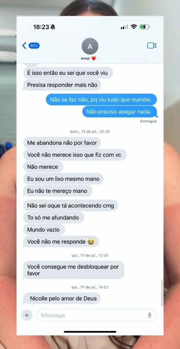 Ex-namorada de Gordão da XJ faz desabafo nas redes e revela decepção: "Esperava mais consideração"