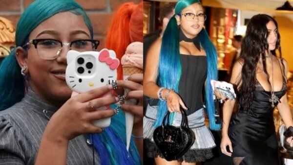 Kim Kardashian é criticada após filha de 12 anos aparecer com piercing; veja