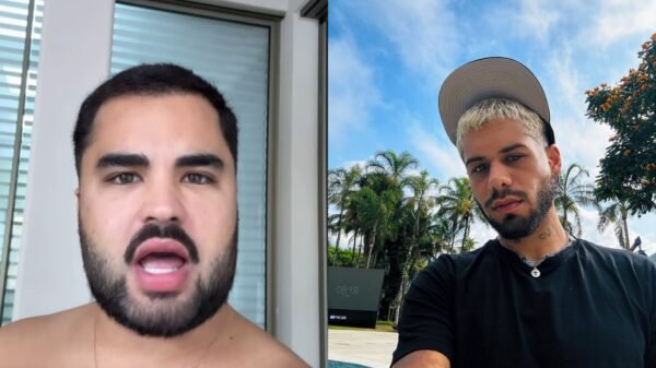 Lucas Guedez curte comentários que alfinetam postura de Zé Felipe na festa do filho caçula