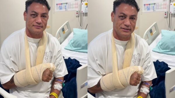 Popó Freitas recebe alta após cirurgia e tranquiliza fãs: "Tudo correu bem"