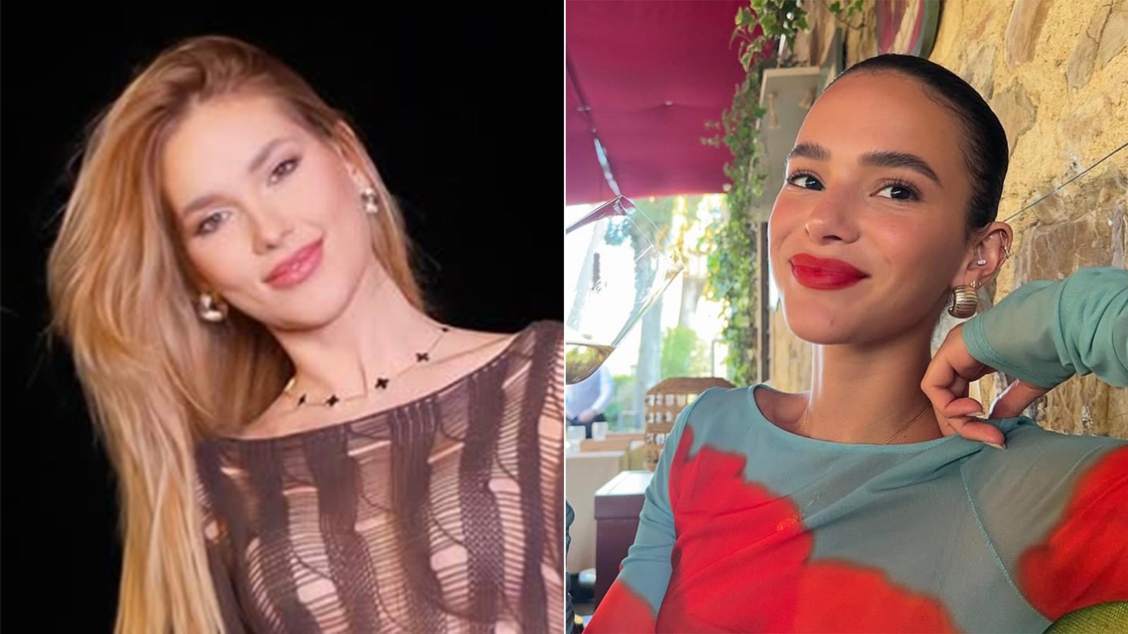 Bruna Marquezine brinca sobre não autorizar filmagem de Virginia Fonseca: "Pix não caiu"