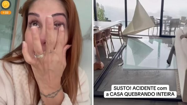 Maíra Cardi se emociona após ventania estilhaçar vidros em sua casa: “Achei que fosse morrer”