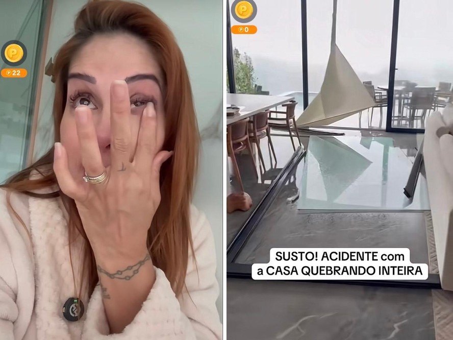 Maíra Cardi se emociona após ventania estilhaçar vidros em sua casa: “Achei que fosse morrer” 51 Maíra Cardi se emociona após ventania estilhaçar vidros em sua casa: “Achei que fosse morrer”