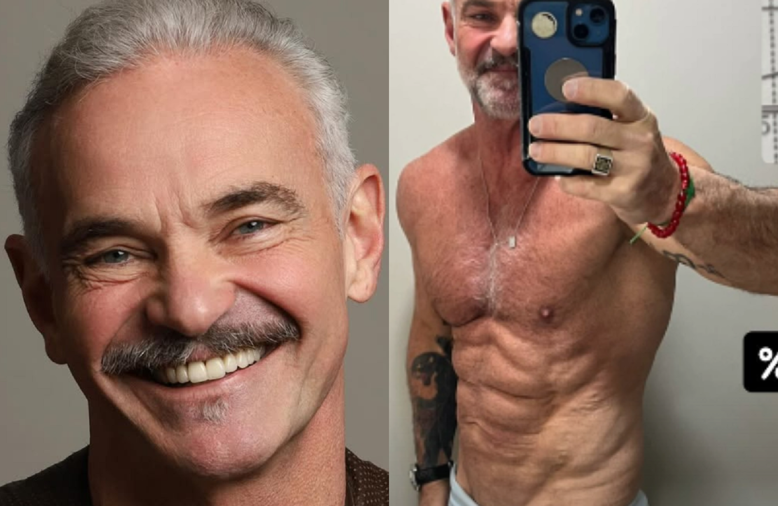 Mateus Carrieri boa forma aos 58 anos