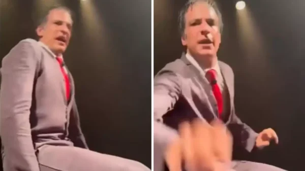 Mateus Solano deu tapa em celular de pessoa na plateia do teatro - Foto: Reprodução