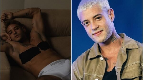 Nick Cruz, que defendeu a bandeira trans no 'Estrela da Casa', posa de cueca: 'Me amo sem culpa'