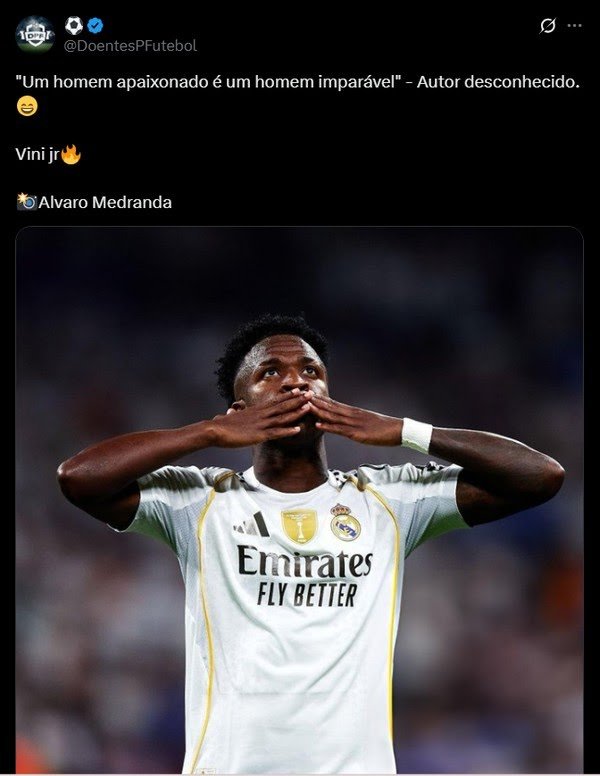 Virginia assiste ao jogo do Real Madrid, Vini Jr marca dois e web vibra: "Pé quente" 53 Virginia assiste ao jogo do Real Madrid, Vini Jr marca dois e web vibra: "Pé quente"