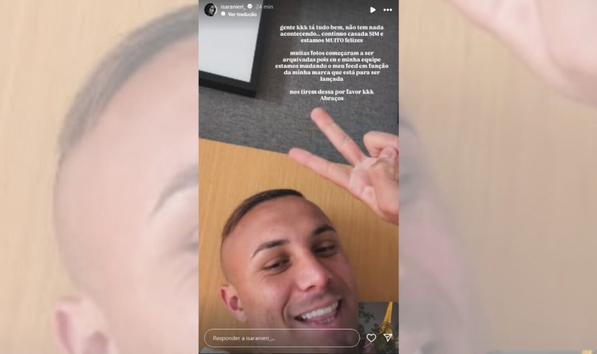 Isa Ranieri anuncia fim de casamento com Cebolinha