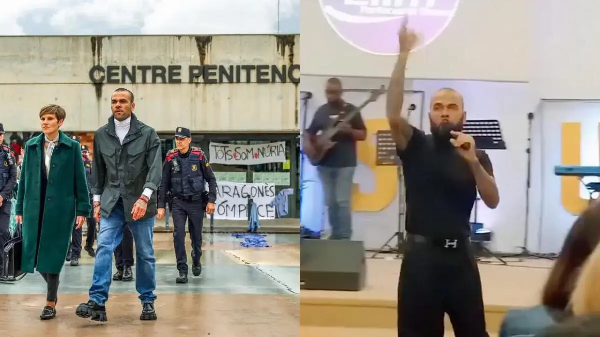 Após absolvição na Espanha, Daniel Alves surge pregando em igreja evangélica e fala sobre fé e recomeço