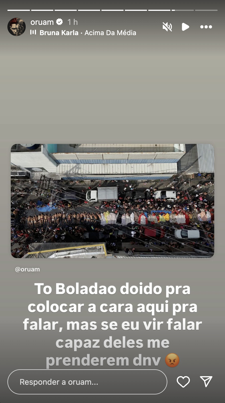 Oruam desabafa sobre megaoperação policial no Rio de Janeiro: “Ser humano” 52 Oruam desabafa sobre megaoperação policial no Rio de Janeiro: “Ser humano”