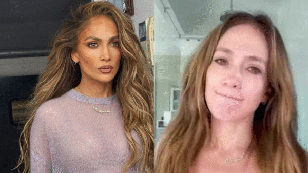 De cara limpa, Jennifer Lopez exibe beleza natural em vídeo descontraído; assista