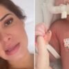 Maíra Cardi relata momentos de tensão após nascimento da filha Eloáh: "Fui me apavorando, foi angustiante"