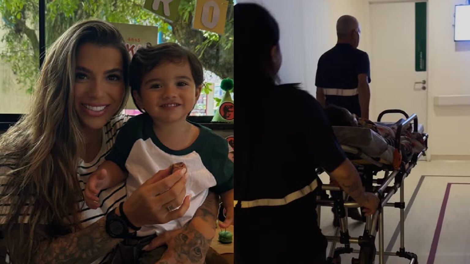 Filho de Petra Mattar é internado novamente por complicações pulmonares: “Peço orações”