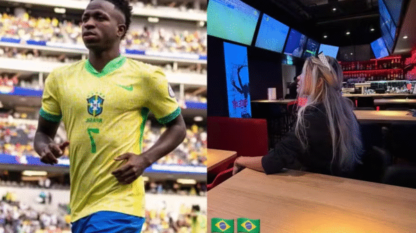 Day Magalhães e Vini Jr. — Foto: Reprodução/Instagram