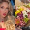 Solteira há uma semana, Karoline Lima recebe flores misteriosas: "O que tá acontecendo?"