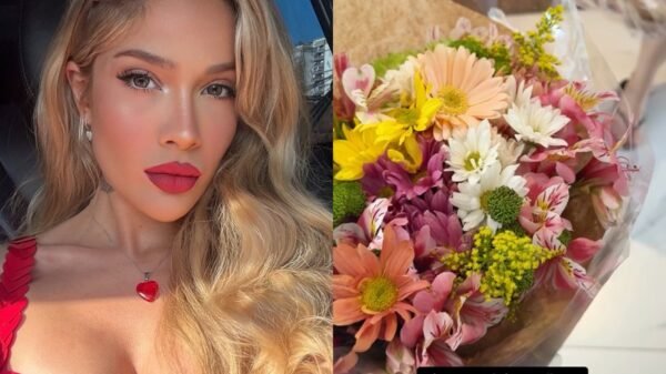 Solteira há uma semana, Karoline Lima recebe flores misteriosas: "O que tá acontecendo?"