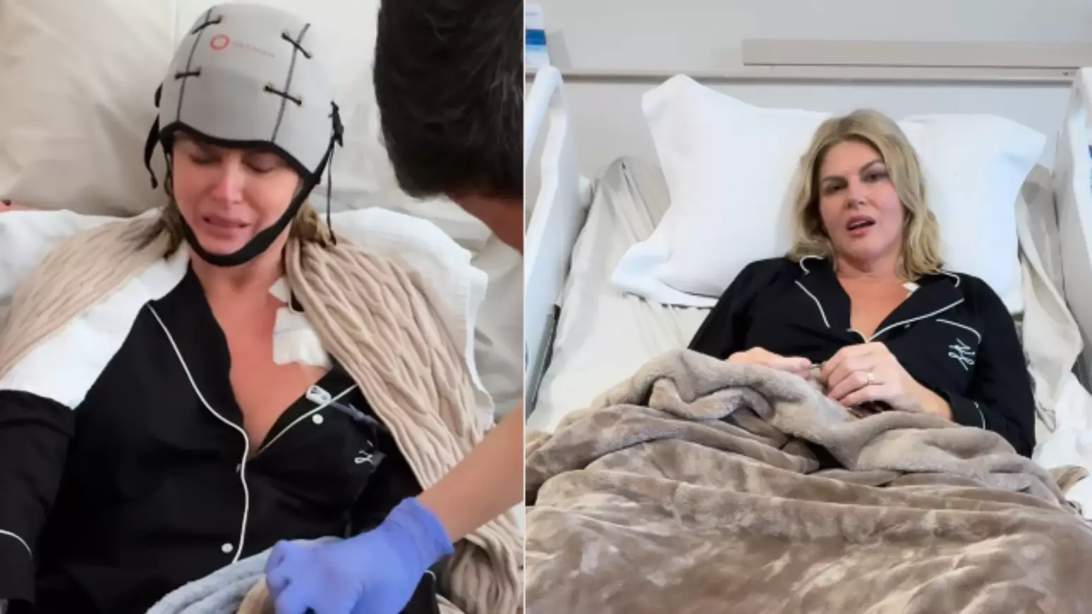 Vídeo: Val Marchiori chora e faz desabafo após primeira sessão de quimioterapia: “Dói demais” 51 val marchiori primeira quimio