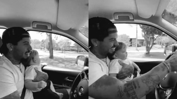 Zé Felipe é criticado após aparecer dirigindo com o filho no colo em vídeo