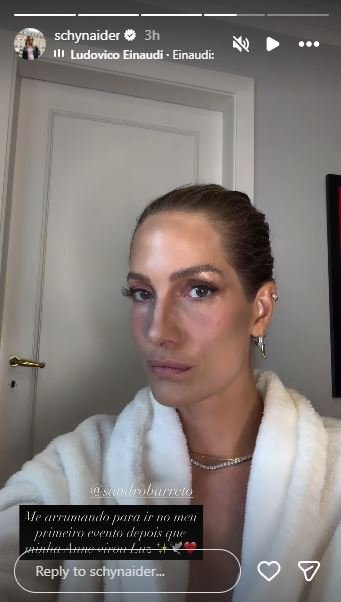 Schynaider Moura comparece ao primeiro evento após a morte da filha