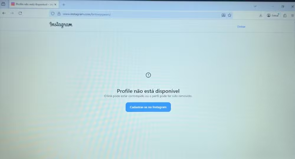Britney Spears apaga conta do Instagram após série de publicações que geraram preocupação entre fãs