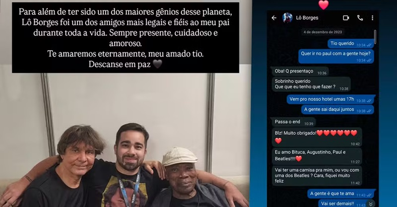Morte de Lô Borges comove fãs e artistas: ‘Perda imensa para a música brasileira’ 52 Morte de Lô Borges comove fãs e artistas: ‘Perda imensa para a música brasileira’