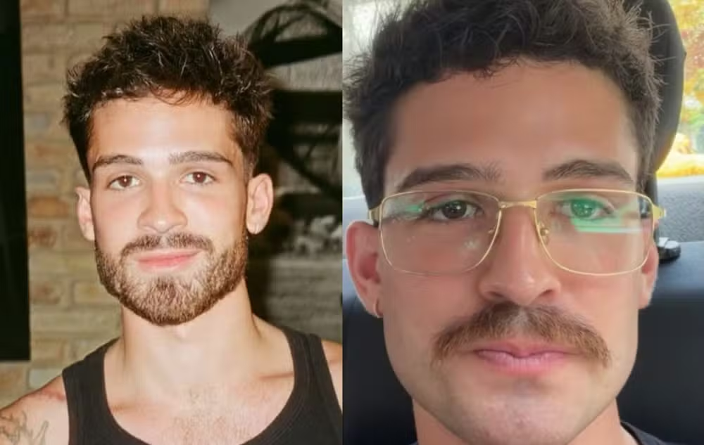 Novo visual! João Guilherme abandona barba e aposta em “bigode grosso”; veja