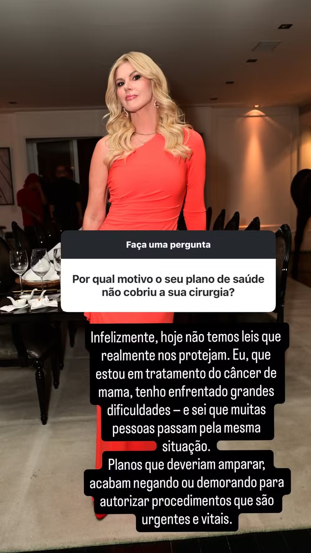 Tratando câncer, Val Marchiori desabafa após plano de saúde negar cobertura integral de cirurgia de R$ 60 mil 52 Tratando câncer, Val Marchiori desabafa após plano de saúde negar cobertura integral de cirurgia de R$ 60 mil