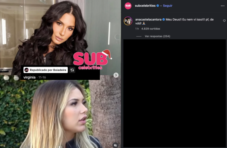 Perfil de Ana Castela reposta vídeo sobre Virginia e gera polêmica; cantora se pronuncia 52 Perfil de Ana Castela reposta vídeo sobre Virginia e gera polêmica; cantora se pronuncia